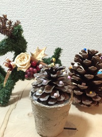 小さな香りのクリスマスツリー・普通サイズバージョンもかわいいのです♡ 2015/12/09 16:34:26