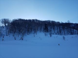大崩山でＳｋｉ