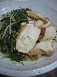 菜っ葉な夕食