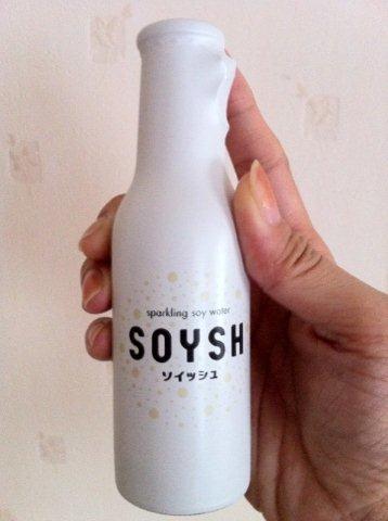 sparkling soy water