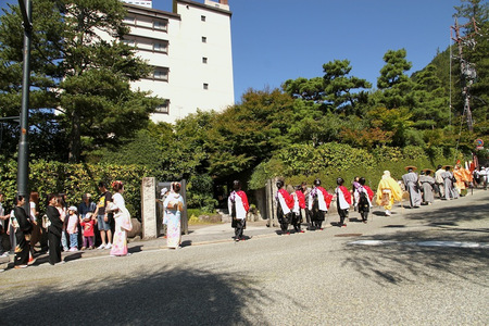 下呂温泉神社例祭。