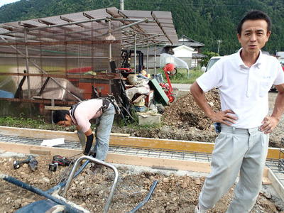 田口建築と浅野鉄筋【農機具庫建築】