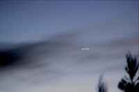 ９日明け方の西村彗星 2023/09/09 20:21:37