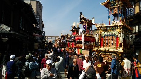 秋の高山祭り