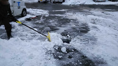 融雪槽 雪道山 融雪槽 雪道山