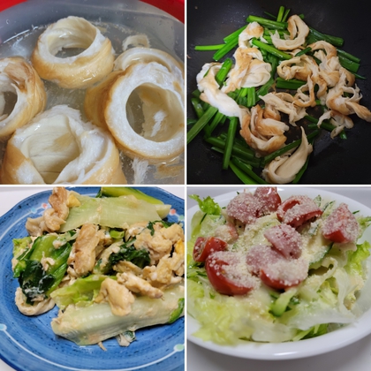 レタス三昧!!　色々作ってみました(｡◡‿◡｡)