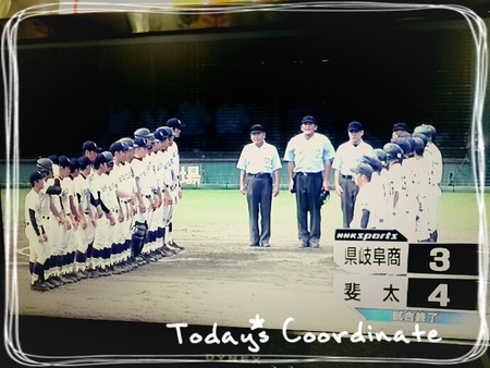 斐太高校　野球部　決勝進出おめでとう♪