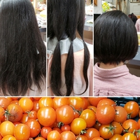 7beyさんのヘアドネーションのお手伝い(๑◔‿◔๑) 2020/12/17 22:30:41