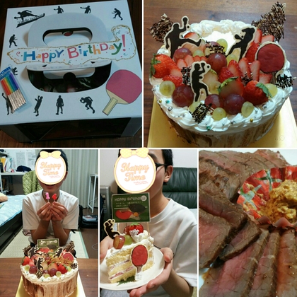 甥っ子の誕生日ケーキは。。。(๑◔‿◔๑)