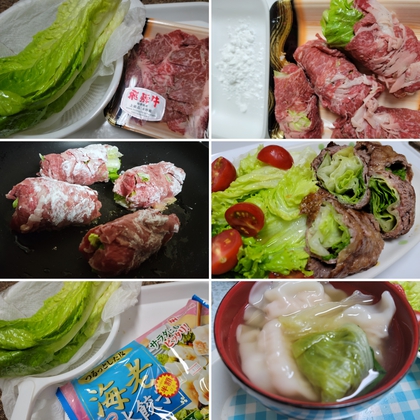 レタス三昧!!　色々作ってみました(｡◡‿◡｡)