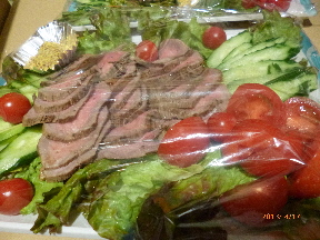 炊飯ｼﾞｬｰでローストビーフ(◔‿◔｡)