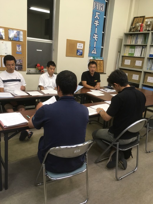 2018/2019ジュニアチーム登録等についての説明会（普及部）