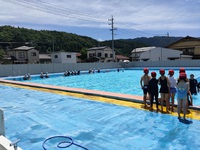 プールに響く歓声 2022/06/28 11:25:26