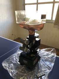 卓球場に、卓球マシンを購入しました。 2022/12/25 04:37:51
