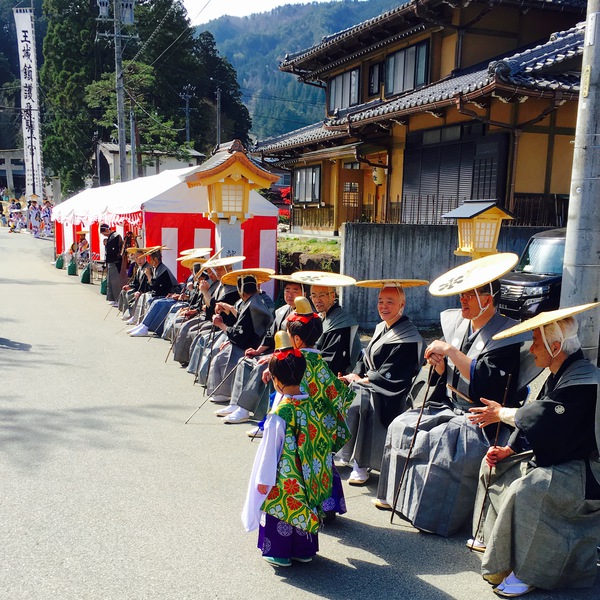 大祭の稚児行列！