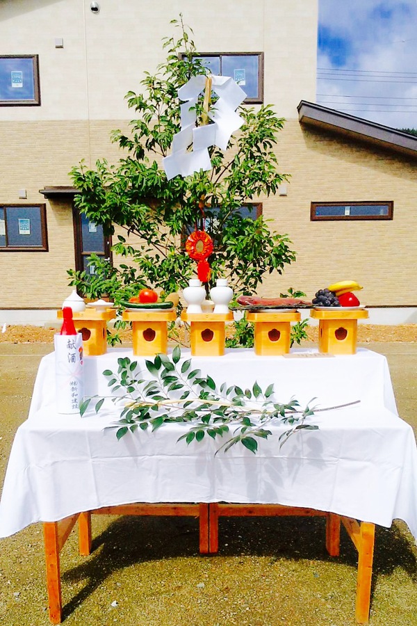 大安吉日、地鎮祭