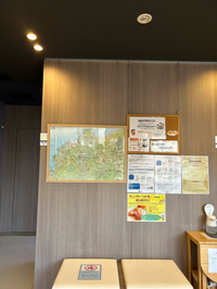 素敵な地図を飾ってます♪ 2022/11/09 15:20:02
