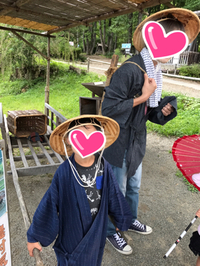 飛騨の里デビュー♡ 2017/09/02 21:18:57