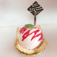 食パンカップのアイスのせ♪ 2014/10/12 20:45:21