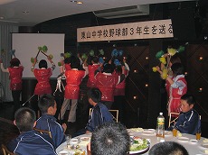 三年生を送る会③～♪