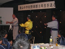 三年生を送る会③～♪