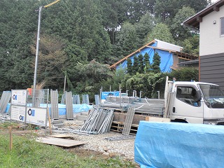 仮設足場組立