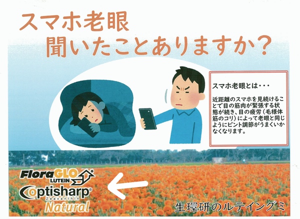 スマホ老眼
