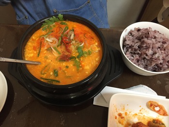 韓国料理で満腹！