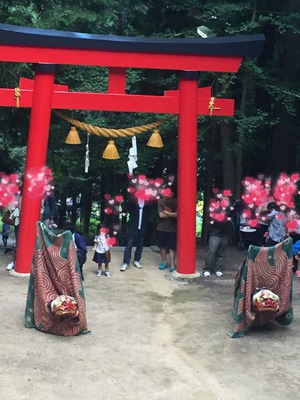 パール見送り、今日は笑顔！