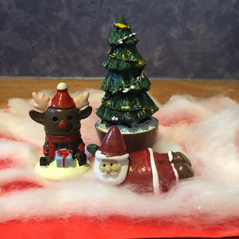 やっとクリスマスの飾り付け♪