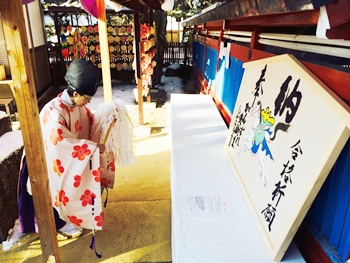 特大絵馬・奉納!!