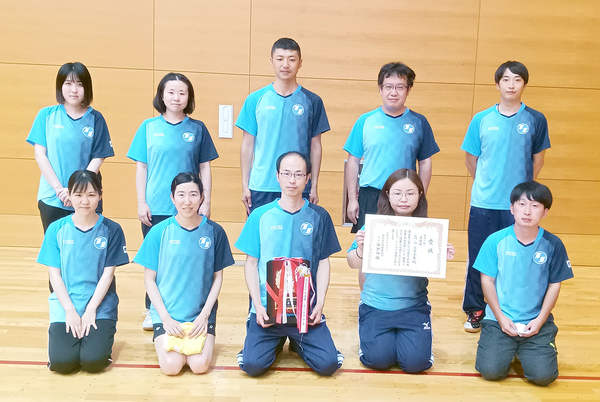 第61回岐阜県信用金庫卓球大会で準優勝！！