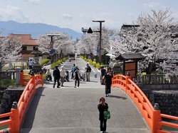 桜を見に、山梨各地へ