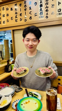 夕食は魚鮮