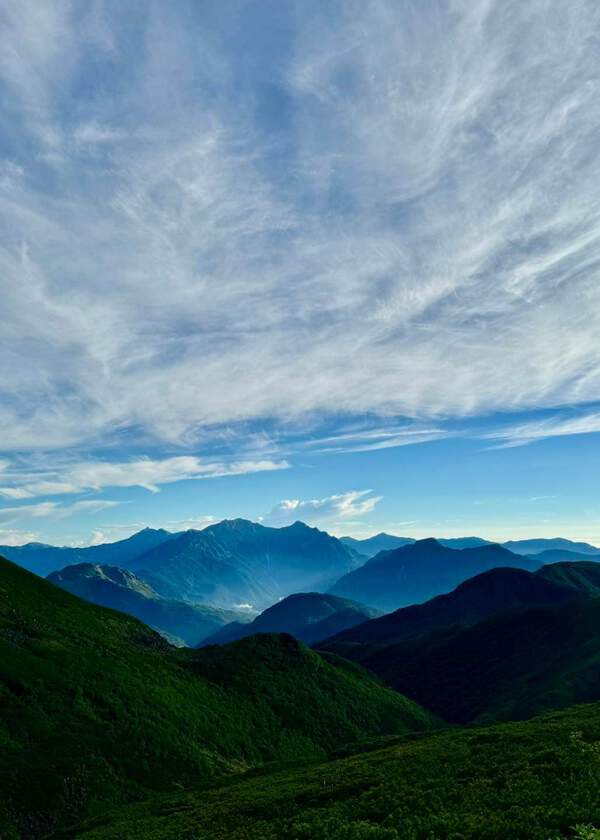 21日の朝方、乗鞍スカイラインへの通航が再開された翌日・・晴天からの風景　2024.08.25