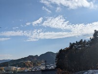 流れる雲・・松倉城の城下町に住まう空模様　　2023.11.05 2023/11/05 15:34:39