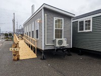 仮設住宅トレーラーハウス型と自衛隊による入浴支援の現場で・・志賀町　2024.02.21 2024/02/21 08:39:29