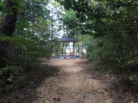 立派な東屋と眺め