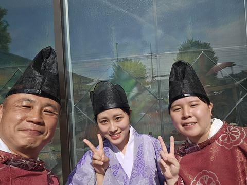 飛騨総社の例大祭へ