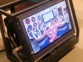 テレビの裏側