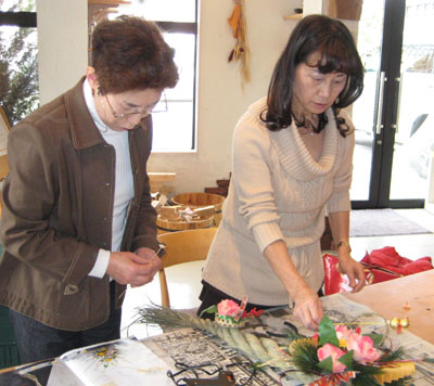 アレンジフラワー教室　12月15日　開催報告