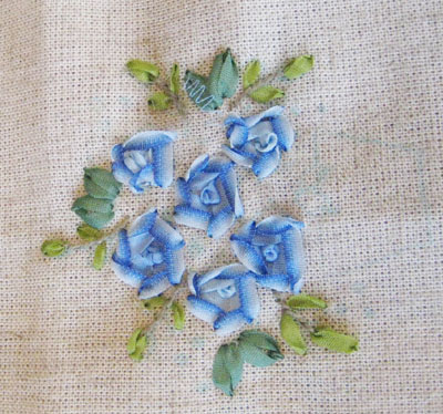 リボン刺繍教室　12月22日　開催報告
