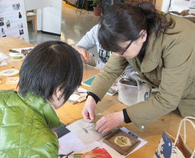 リボン刺繍教室　12月22日　開催報告