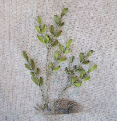 リボン刺繍教室　12月22日　開催報告