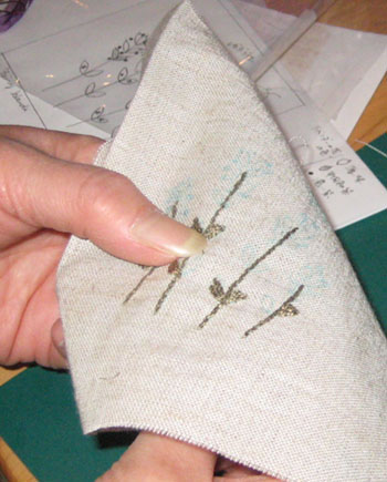 リボン刺繍教室　１月２１日　開催報告