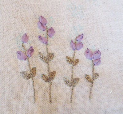 リボン刺繍教室　１月２１日　開催報告