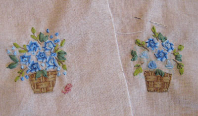 リボン刺繍教室　１月２１日　開催報告