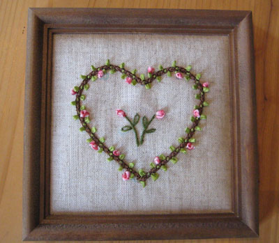 リボン刺繍教室　1月26日　開催報告