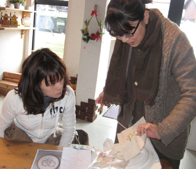 リボン刺繍教室　1月26日　開催報告