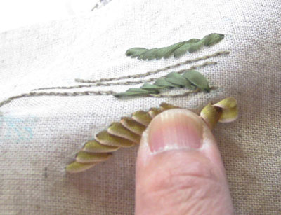 リボン刺繍教室　11月26日午前　開催報告